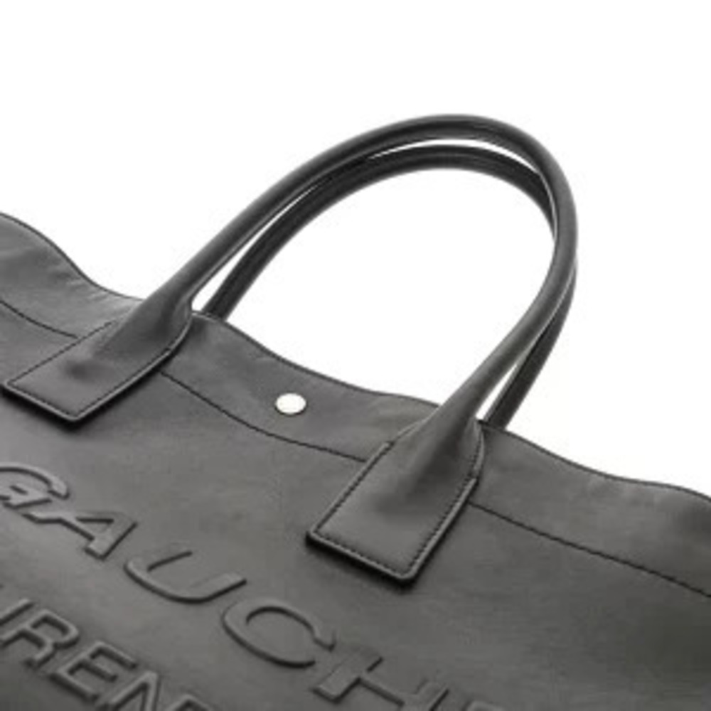 Saint Laurent Rive Gauge Black Smooth Leather Tote Bag - Picture 4 of 9